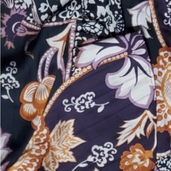 Anthropologie Midi Wrap Skirt size L - Picture 5 of 9